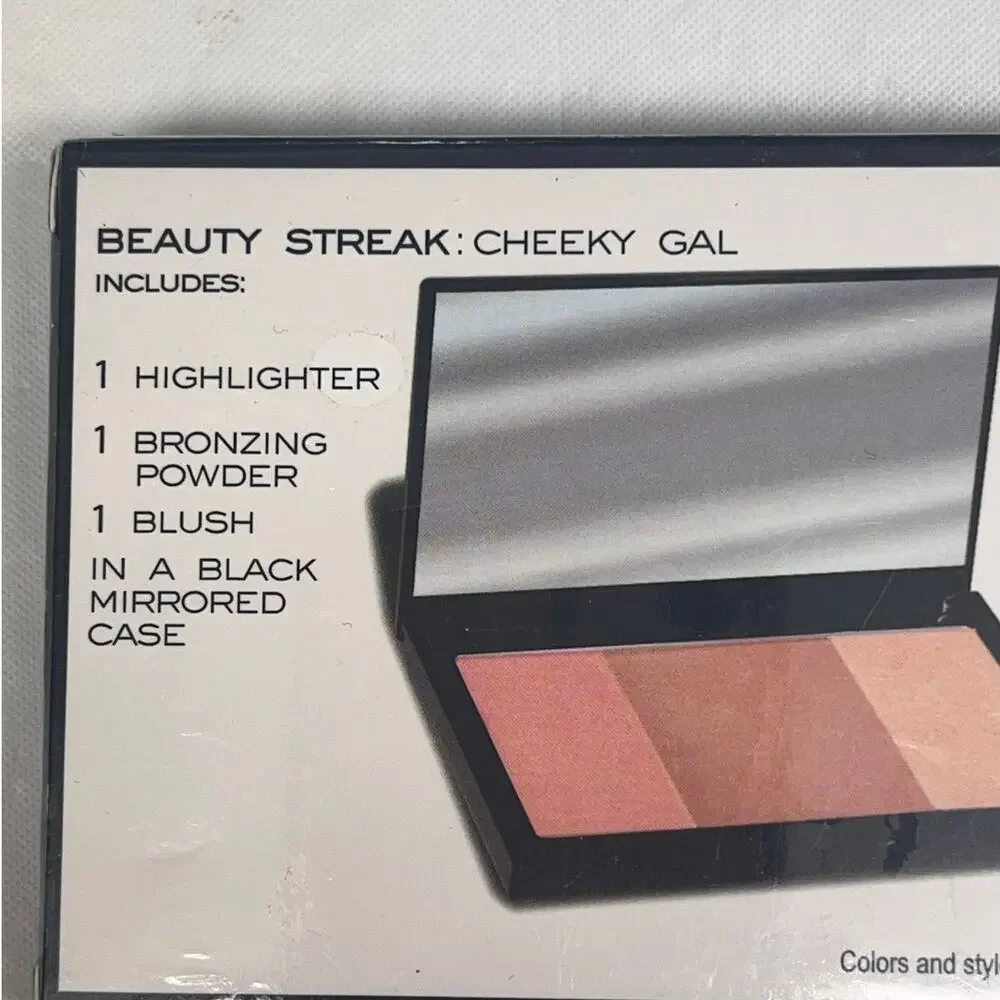 ME Makeover Essentials Beauty Streak Cheeky Gal Blush Bronzer Highlighter New